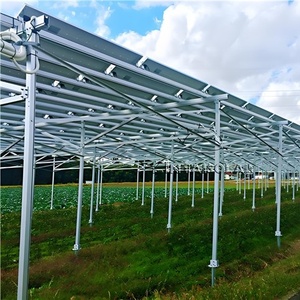 Mặt đất phong cách năng lượng mặt trời bảng điều khiển gắn đứng thép mạ kẽm nhôm bảng điều khiển năng lượng mặt trời agrivoltaic năng lượng mặt trời gắn hệ thống - Product Image 1