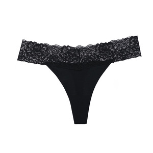 Vente Flash : Culottes string sans couture taille basse <span class=keywords><strong>en</strong></span> dentelle pour <span class=keywords><strong>femme</strong></span> – <span class=keywords><strong>Lingerie</strong></span> sexy et douce à motif floral pour dames - Product Image 5