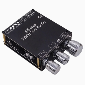 WGZX XY-T100L <span class=keywords><strong>Bluetooth</strong></span> <span class=keywords><strong>5.0</strong></span>, modul papan Amplifier Digital Stereo pengaturan Bass tinggi dan rendah dengan pra-amp 100W - Product Image 3