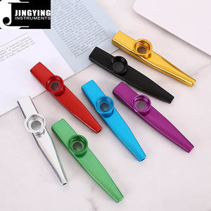 2025 Jingying musica che suona strumenti musicali, all'ingrosso bambini ausili didattici chitarra/Ukulele Partner Metal Kazoo personalizzabile - Product Image 4
