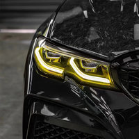 Kompatibel dengan ForBMW Seri 3 G20 G21 Lampu Siang Hari Laser Kuning Putih Switch Golden Eye Dua Warna Modul Lampu DRL