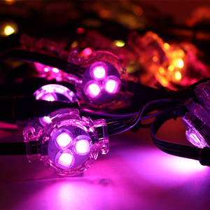 Sumber Cahaya LED Pixel RGBW IP68 Tahan Air Garansi 10 Tahun Lampu Natal Luar Ruangan Permanen Pencahayaan Liburan Hiburan - Product Image 3