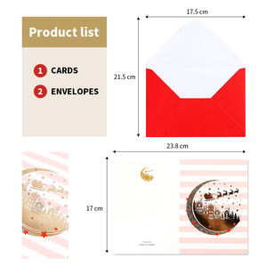 2024 Custom Greeting <b>Card</b> Printing Display 19.5*10.9cm - Product Image 2