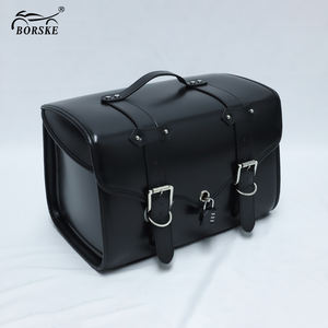 Bolsa Trasera Impermeable Retro <span class=keywords><strong>para</strong></span> Motocicleta, Scooter, <span class=keywords><strong>Bicicleta</strong></span> <span class=keywords><strong>de</strong></span> Carretera y Vehículo Eléctrico - Product Image 1