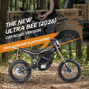 Nouvelle Moto Tout-Terrain Électrique Noire 24,5 kW pour 2026 avec Batterie au Lithium 74V 60Ah et Charge Maximale de 150 kg - Product Image 1