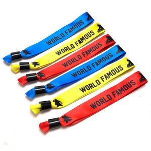 Pulsera Personalizada, Brazalete Personalizable para Conciertos y Festivales, Pulseras de Tela Coloridas para Sublimación - Product Image 2