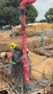 Hebei Fábrica Pode Personalizar <span class=keywords><strong>DN125</strong></span> Caminhão Bomba <span class=keywords><strong>3m</strong></span> Flange Dupla Resistente ao Desgaste Mangueira De Borracha Flexível para Transporte De Concreto - Product Image 6