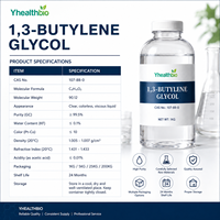 1,3-Butylène Glycol CAS 107-88-0 Liquide Incolore Qualité Cosmétique Humectant Matière Première pour Formulation de Soins Cutanés Vente en Gros
