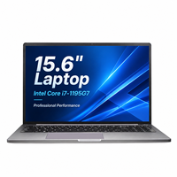Laptop Portatile da 15,6 Pollici con Intel Core I7-1195G7, 8GB/16GB RAM, 128GB/256GB/512GB/1TB SSD, Windows 11 Pro, Office OEM/ODM