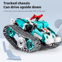 Robot de juguete con control remoto para niños, programable, 3 en 1, 440 piezas
