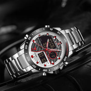 Orologio Digitale NAVIFORCE 9171 di Alta Qualità, Orologio da Polso al Quarzo in Acciaio Inossidabile per Uomo, Cronografo di Lusso - Product Image 6