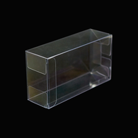 Boîte d'emballage en plastique transparente, boîte cadeau en PVC, boîte transparente