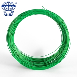 Màu xanh lá cây tráng sắt dây đầy màu sắc nhựa PVC tráng Dây Ràng Buộc Dây - Product Image 5