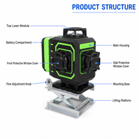 HIERKIN Outils de chantier puissants, outil multifonction sans fil, dispositif de nivellement laser pour chantier industriel, niveau laser rotatif