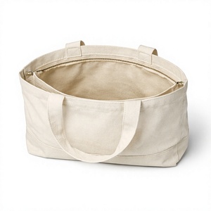100% Cotton <b>Tote</b> Bag Blank <b>Canvas</b> <b>Tote</b> Bag Medium Drawstring Closure Hand Carry Shopping Bag Solid Color Daily Use - Product Image 4