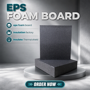 Foglio grigio infuso grafite EPS pannello in <span class=keywords><strong>espanso</strong></span> polistirene <span class=keywords><strong>espanso</strong></span> isolamento termico, resina polistirene hotel, eps 1200*600mm, 0.021 - Product Image 2