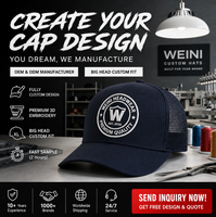 Gorra de béisbol trucker de malla con diseño de hojas a cuadros, deportiva, étnica, de 6 paneles, con logotipo personalizado, cierre de hebilla de un solo botón, transpirable