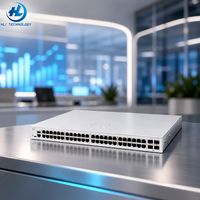 Switch PoE Gigabit Ethernet Empresarial de 48 Puertos 1300-48P-4X, 375W, con 4 Puertos de Enlace Ascendente SFP+ de 10G y Funciones Completas de Capa 3