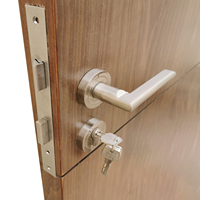 2025 Top Quality Solid Walnut Timber Wooden Door