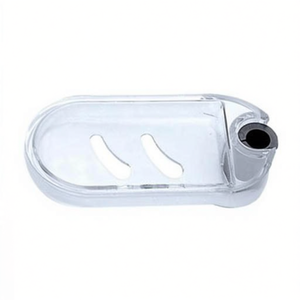 Jabonera ovalada con adaptador de varilla ajustable cromado - Product Image 2