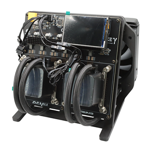 NerdOCTaxe Rev3.1 Hydro 12T 230W Smart DIY Lottery Solo Ring Liquid Cooling High Efficiency Desktop <b>Computing</b> Hardware Machine - Product Image 4