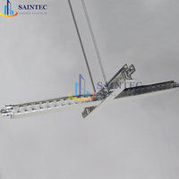 Saintec – Cadre de plafond suspendu moderne en profilés en T, en acier galvanisé, ignifuge, résistant à la corrosion, haute résistance