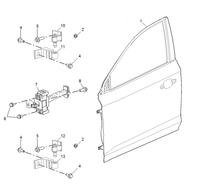 Poignée de porte avant automobile pour SAIC MG MG5 2021-2023, nouvelle en acier, haute qualité, plus de réductions, moins cher