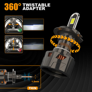 Oem ODM chấp nhận được H11 HB3 Led xe đèn pha 6000K 160W 20000LM Điều kiện Mới 12V đèn sương mù với CSP Wick H4 H13 9007 H7 LED - Product Image 4