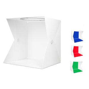 16" Top Circle Ring Light Photography Folding Portable Shooting Tent <strong>Mini</strong> 40cm Photo <strong>Studio</strong> Light Box - Product Image 2