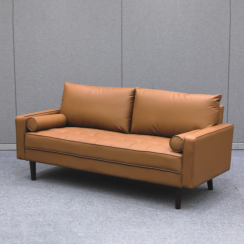 Moderne Hotel Love Seat Sofa Design Meubelen 2 Seater Lounge Lederen Couch