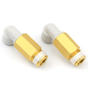 ข้อต่อลมแบบเร็ว Dde Dade Pneumatics ทำจากทองเหลืองและพลาสติก เกลียวนอก อะไหล่ระบบนิวเมติก - Product Image 1