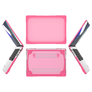 Cho MacBook Pro 16 M1 2022 a2485 thiết kế tốt chống sốc rõ ràng PC + TPU Chân đế máy tính xách tay trường hợp bao gồm cho Macbook - Product Image 6