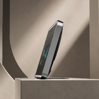 Miroir interactif intelligent portable en alliage d'aluminium avec capteur alimenté par prise, écran tactile et analyse de santé par IA