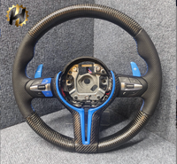 Volant de voiture en fibre de carbone pour BMW F30 F10 F32 F20 F15 F25 E70 E71 E72 E90 E92 M3 M5 M6, accessoires de voiture