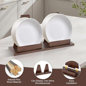 Wooden Record Rack For <b>Desktop</b> Organization Cd Rack Multipurpose Storage <b>Shelf</b> - Product Image 5