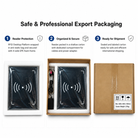 Convertidor de Etiquetas RFID para Estaciones de Trabajo de Bibliotecas HAUMR, Lector y Escritor RFID Integrado, Sistema de Gestión Inteligente de Bibliotecas para Uso del Personal