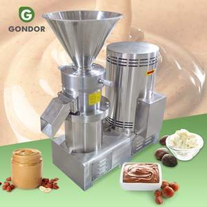 Machine professionnelle à pâte de petite taille pour la fabrication de houmous, de colloïdes bitumineux et de beurre de cacahuète, en acier inoxydable - Product Image 1