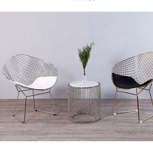 Juego de Sillas de Comedor Modernas para Interiores y Exteriores, Diseño Simple y Elegante en Aluminio y Acero Inoxidable para Balcón, Hotel o Villa - Product Image 6