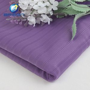 Фиолетовый Оптом Спандекс ШАМБРЕ ткани в полоску - Product Image 4