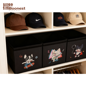 Caja de Juguetes Rectangular Grande, Organizador de Almacenamiento Plegable de Tela Oxford con Tapa y Divisores para Juguetes de Niños - Product Image 6