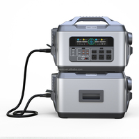 Station d'alimentation portable extérieure haute capacité 2160Wh LiFePO4, cellule au lithium en alliage d'aluminium, camping, solaire MPPT, Type-C PD60W sans fil