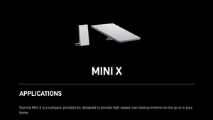 Internet satellite Starlink Mini X ultra-portable pour les voyages, solution d'antenne tout-en-un pour la vie en van, le camping et les activités de plein air - Product Image 4