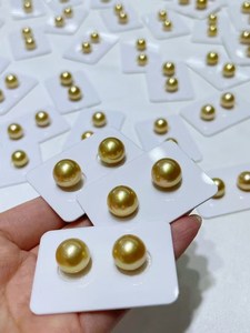 <span class=keywords><strong>Perles</strong></span> rondes en or naturel <span class=keywords><strong>de</strong></span> couleur or riche, <span class=keywords><strong>de</strong></span> 12 à 15 mm, provenant des Philippines du Sud, source en gros, lustrées et parfaites - Product Image 6