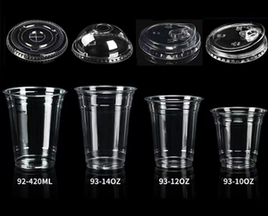 Tien דוכס פלסטיק 12/14/16/24/28/30/34 עוז קליבר 95 מ "מ חד פעמי פלסטיק עמ 'עם כיפה שטוחה מכסה יצרן מחיר נמוך - Product Image 4