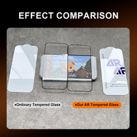 Pelindung Layar Kaca Tempered Ultra Jernih AR AF Anti Silau untuk iPhone 17 Tahan Gores HD Guard