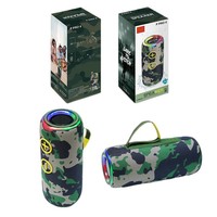 Haut-parleur portable sans fil Pro4 avec lumière LED pour enceintes Bluetooth