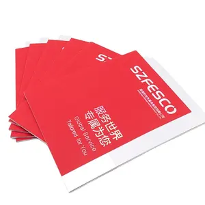 Serviço Impressão Offset Filme Laminação CMYK Gua Paper & Cartão Shenzhen Factory Company Brochura/catálogo Impressão