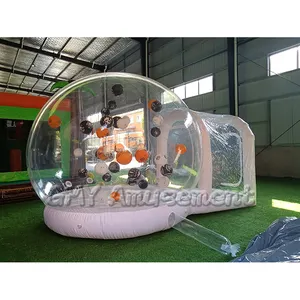 Mới Phổ Biến Trong Suốt Lâu Đài Bouncy Nhà Bong Bóng Lâu Đài Bouncy Cho Đảng Cho Thuê