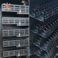 Mesin Penjual Otomatis Dinding Terpasang Mini Layar Sentuh Pilihan Pembayaran Ganda Pembaca Kartu Mesin Penjual Otomatis