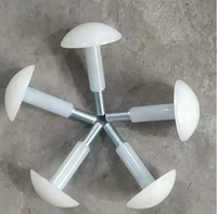 Fixations en nylon M12 pour entrepôts frigorifiques, vis à tête champignon, vis de plafond et vis en plastique, clous de fixation pour plaques
